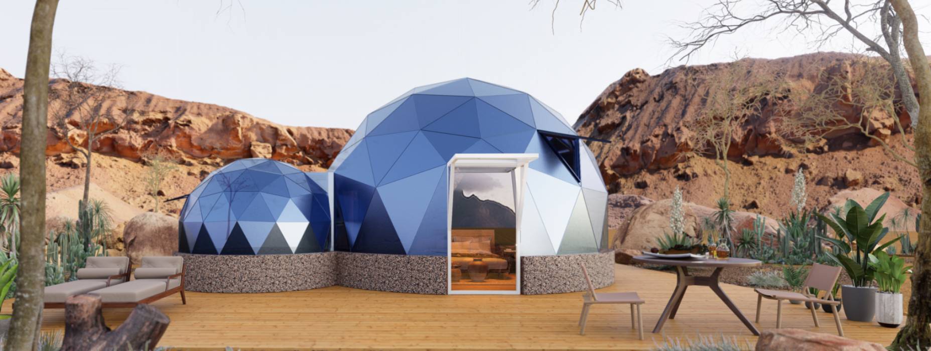 上饶县球形智能光伏玻璃星空房